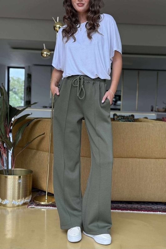 Made in Italy Cricket City Seamed Jogger Khaki /20 =